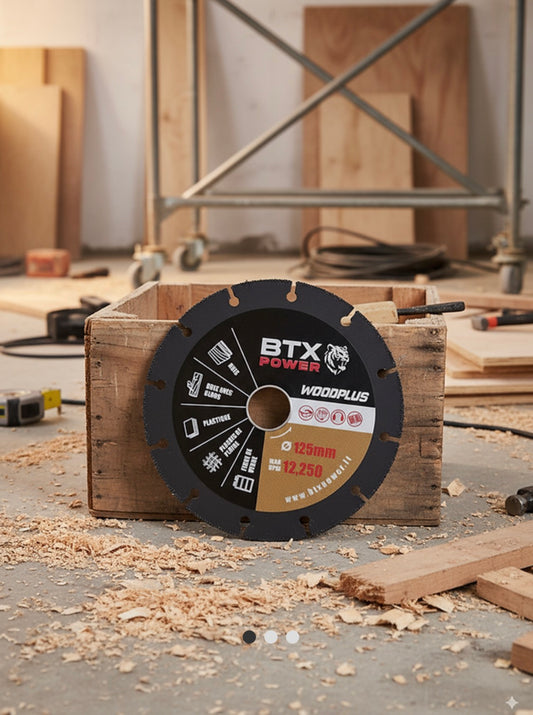 Disque à Bois Meuleuse 125 mm pour couper le Bois - Disque à Tronçonner carbure
